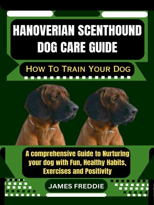 cover image of Hanoverian Scenthound Dog care guide